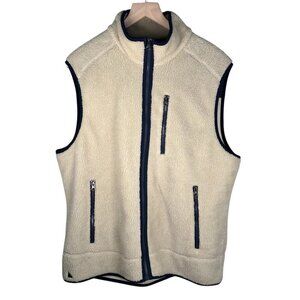 UNTUCKit Davis Sherpa Fleece Vest Size Large Outdoors Hiking Camping Festival Ca